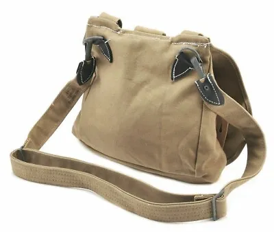 Vintage Military Bread Bag Shoulder Satchel - Army Surplus Field Gear. • $35