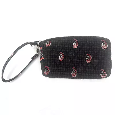 Vera Bradley HOUNDSTOOTH BROWN Cosmetic Accessory Bag Or Pouch Wallet RETIRED • $11.11