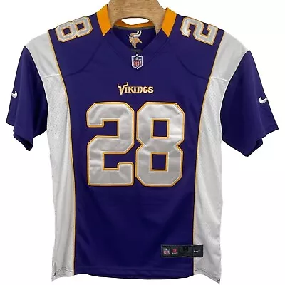 NFL Nike On Field Minnesota Vikings Adrian Peterson #28 Sewn Jersey Men's Medium • $29.75