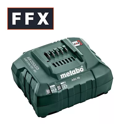 Metabo 627045000 ASC 55 Minute Diagnostic Air Cooled Battery Charger 240V • £30.19