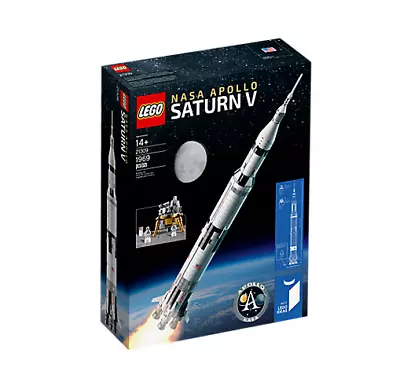 FREE SHIPPING & BNIB RETIRED - LEGO 21309 IDEAS NASA Apollo Saturn V • $270