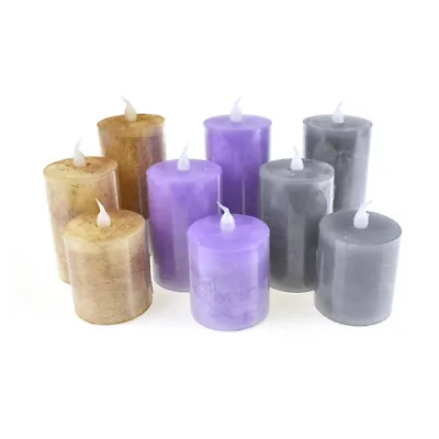 Battery Operated LED Votive Candle With Built-In Timer • $14.95