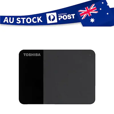 Toshiba 1TB 2TB 4TB External Hard Drive Portable Canvio Ready SuperSpeed USB 3.2 • $115