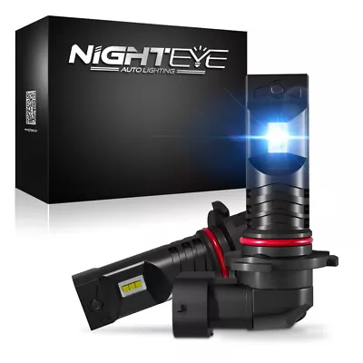 NIGHTEYE 9006 HB4 LED Fog Light Bulbs Lamp Kit 1600LM 6000K White Bright 160W • $32.99