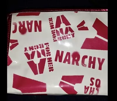 AXE Anarchy Pink & White Vinyl Clutch -Unused And Flawless • $25