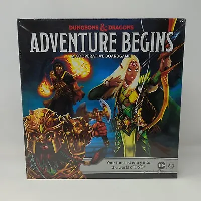 $54.95 • Buy Dungeons & Dragons Adventure Begins - Board Game - D & D - Brand New & Sealed