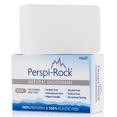 Perspi-Rock® Plastic Free Natural Deodorant 100g • £4.95