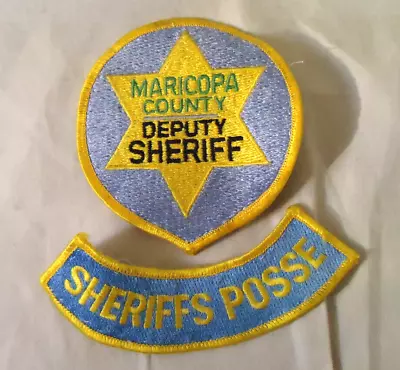 Maricopa County Arizona Deputy Sheriffs Posse Embroidered Patches • $9.99