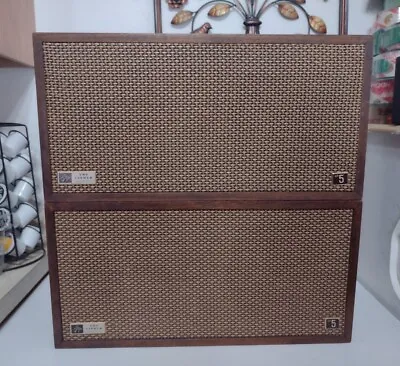 $160 • Buy Vintage Fisher XP-5A Free-Piston Speakers, Complete Working Pair In Walnut