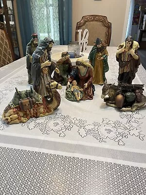 Midwest Of Cannon Falls Nativity Set - Large 12  - Rare!! Nice!!! FREE SHIPPING • $54.99