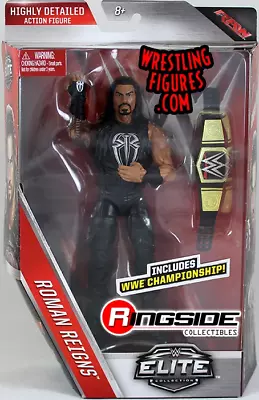 £17.90 • Buy New  Wwe Roman Reigns Figure Elite 45 Mattel Wrestling Toy Championship Belt