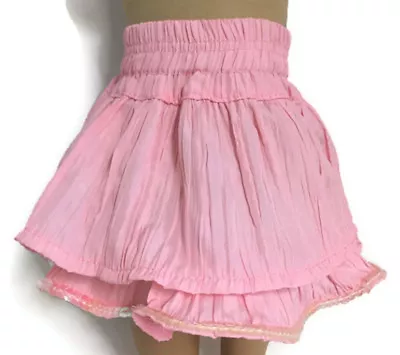 Pink Ruffled Skirt With Sequin Hem Made For 18 Inch American Girl Doll Clothes  • $5.94