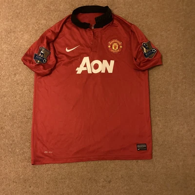 £4.99 • Buy Nike Manchester United Home Shirt Champions 20 Size Boys 13/15 Years.