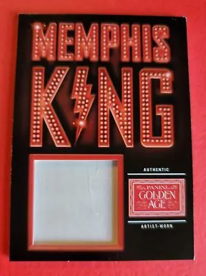 Elvis Presley Worn Jumbo Swatch Relic Piece Card 2014 Golden Age Memphis King -- • $72.95
