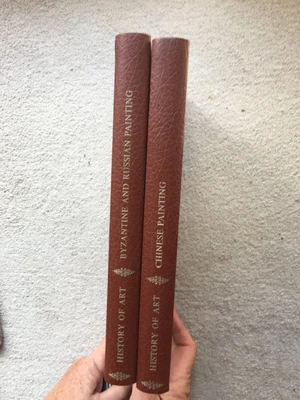 £5.99 • Buy History Of Art Heron Publishing Chinese Painting Byzantine Russia (2 Books) VGC