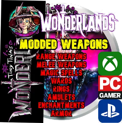 £3 • Buy Tiny Tina's Wonderlands GODMODE Weapons XBOX PLAYSTATION PC Modded ONLINE NOW