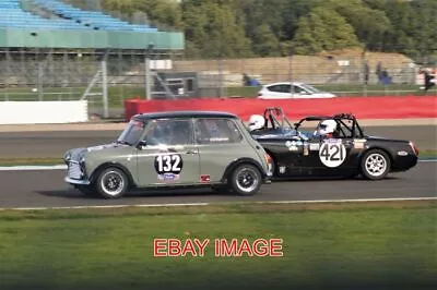 Photo  Lewis Salmon's Mini Cooper  And Steven And Adam Chaplin's Mg Midget Toget • £1.85