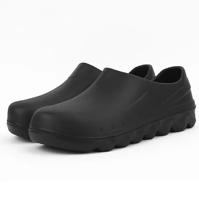 Chef Shoes Kitchen Safety Shoes Mens Womens Non-slip  Slip On Work Chef Clogs • £29.63