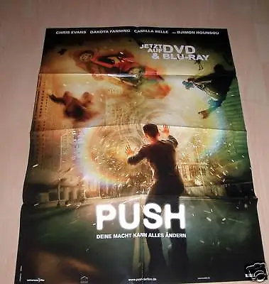 Filmposter A1 Neu Filmplakat Push - Dakota Fanning 2009 • £7.70
