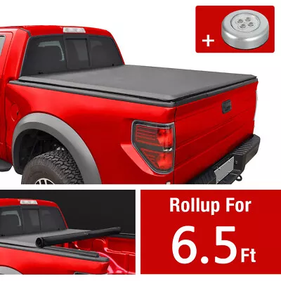 JDMSPEED Soft Roll-Up Tonneau Cover For 99-16 Ford F250/F350 Super Duty 6.5' Bed • $163.99