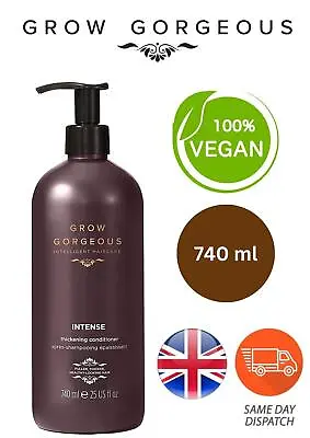 Grow Gorgeous Intense Thickening Conitioner Intelligent Haircare Shampoo - 740ml • £15.89