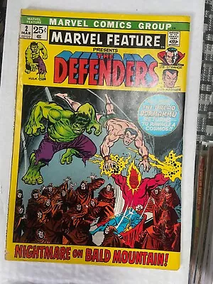 Marvel Feature #2 Comic Book  2nd App The Defenders • $13.99