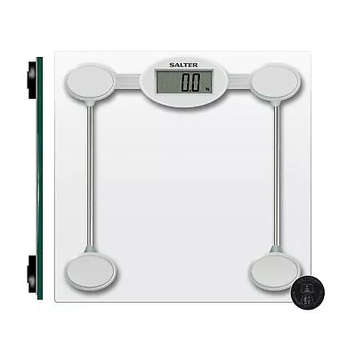 Salter Electronic Bathroom Weighing Scale Glass Digital 180KG Includes Batteries • £22.99