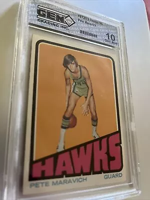 1972-73 Topps Pete Maravich GEM Mint 10 • $12.50