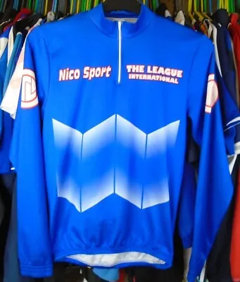 The League International Nico Long Sleeve Cycling Shirt Jersey Top Small • £12.99