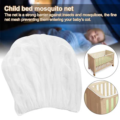 Baby Bed Mosquito Netting Mesh Protect Child Insects Flies Infant Cot Crib Net • £6.80