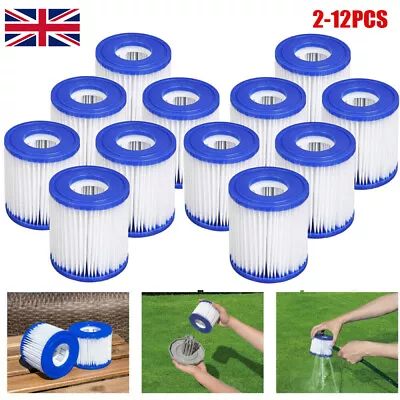 2-12x For Bestway Lazy Lay-Z-Spa Filters VI Cartridge Hot Tub Spa Swimming Pool • £7.79