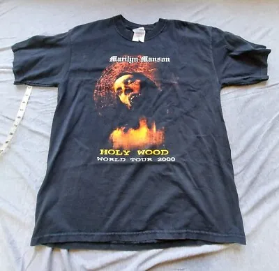 Marilyn Manson Tour Shirt Large 2000 Holy Wood World Parking Lot Rare • $75