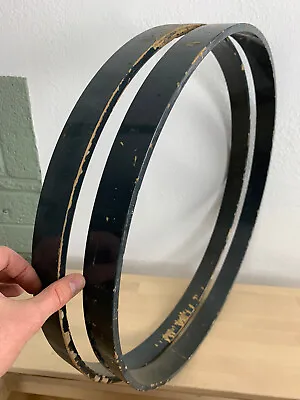 Pair Of 22-inch BASS DRUM HOOP Counterhoop Parts 90s Vtg 6-Ply Project Lot Of 2x • $48