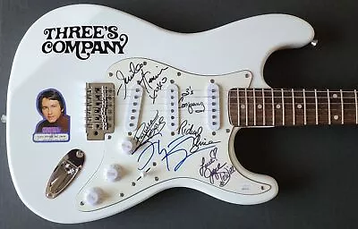 Three's Company Cast Signed Autographed Guitar John Ritter Suzanne Somers + JSA • $1999.99