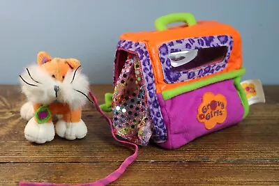 Manhahttan Toy Co. Groovy Chic Cat Pet Carrier Calyx Tiger Cat Vintage 90s • £11