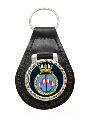 £7.99 • Buy HMS Fife Ness, Royal Navy Leather Key Fob
