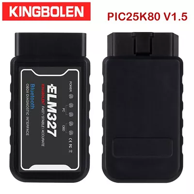 Bluetooth OBD2 OBDII Car Diagnostic Scanner Auto Fault Code Reader Tool ELM327 • $8.99