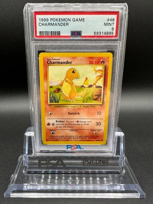 $40 • Buy 1999 Pokemon Game #46 Charmander Psa 9 Mint Base Set