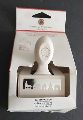 Frosty Village Martha Stewart GUC Paper Punch Christmas With Box Holidays • $42.99