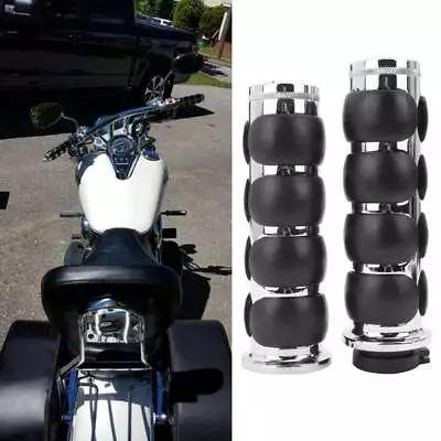 Motorcycle 1  Hand Grips For Kawasaki Vulcan VN 900 1500 1600 2000 Classic Nomad • $32.48