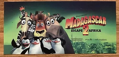 🌟 Madagascar: Escape 2 Africa (2008) - Movie Theater Mylar / Poster - 6x13 • $9.99