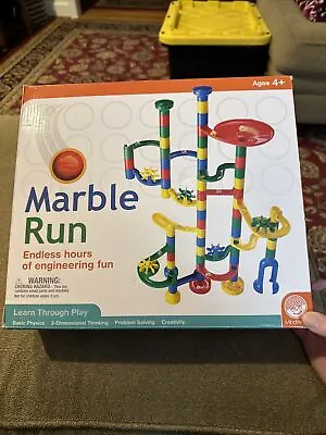 MindWare Marble Run 54 Pcs Construction Toy Game Set Maze Race Track (CM) • $14.99