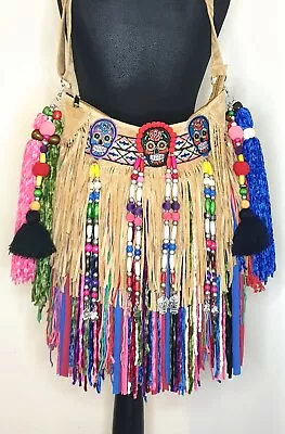 £120 • Buy Bohemian Fringe Bag, Boho Bag, Hippie Bag 