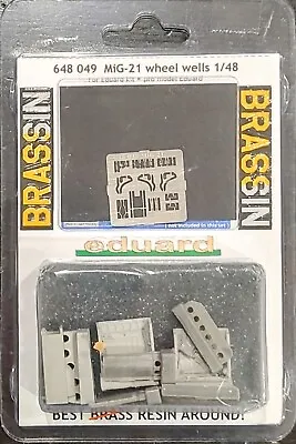 Eduard Brassin 1/48 MiG-21 Wheel Wells • $17.50