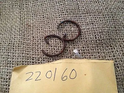 NOS Moto Morini Piston Pin Clips 1982-1984 Kanguro 350 22.01.60 Qty 2 220160 • $6.88