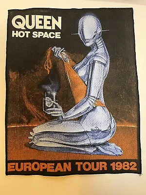 *RARE* Queen Freddie Mercury 1982 HOT SPACE European Tour Cloth Banner Poster • $109.99