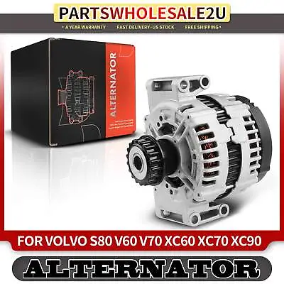 Alternator For Volvo S60 S80 V60 XC60 XC70 XC90 180A 12V CCW W/ Decoupler Pulley • $179.99