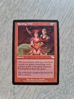 Burning Wish - Magic The Gathering MtG  - Judgement  - NM • $1.84