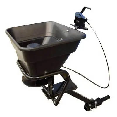 Field Tuff 12V ATV Hitch Mount Receiver 80 Lb. Seed Fertilizer Spreader (Used) • $238.56