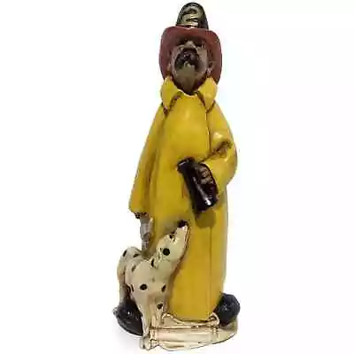 Universal Statuary Corp Fireman With Dalmation 15.5 Inch Tall Made In USA • $29.75